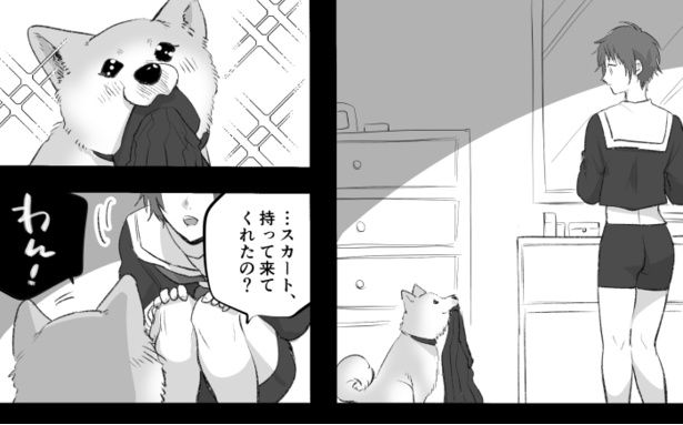犬と棘の話3 画像提供：かっく(@cak221)