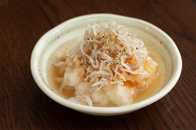 ちりめんじゃこと大根おろし