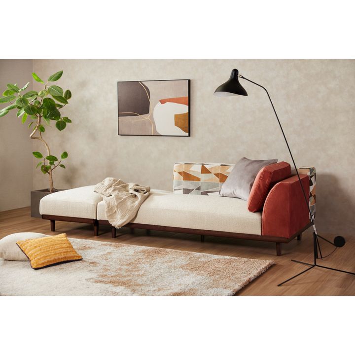 ジアス TILOオットマン 幾何学柄張地