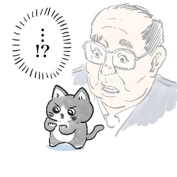 【漫画】ねこに転生したおじさん 画像提供：やじま(@yajima_en)
