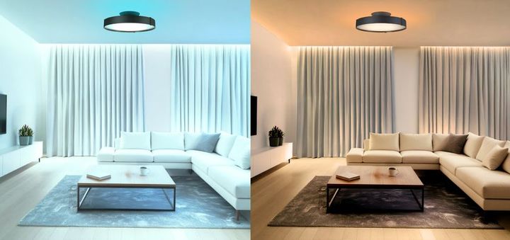 ホタルクス HotaluX AURA 間接照明 MARINE色 CANDLE色