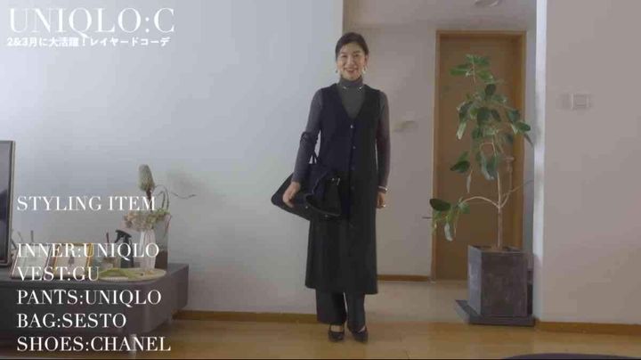 ユニクロ：Cの「極暖ヒートテックカシミヤブレンドタートルネックT