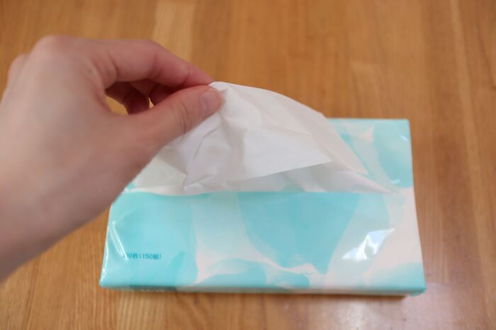 【ティッシュの上手な引き出し方】1枚目、もう失敗しません。「ガバッ」と出てくる問題を一発解決！