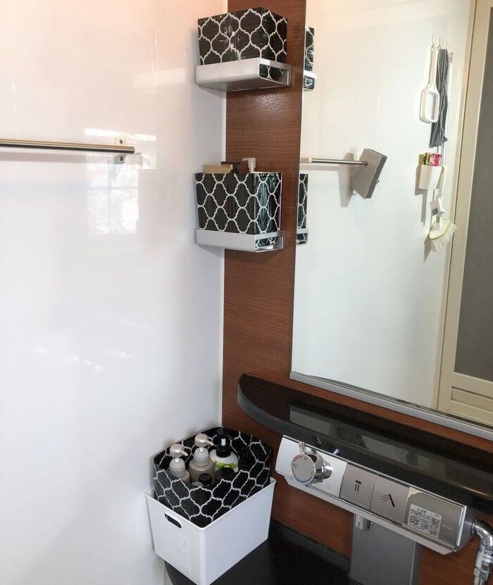 『油はねガード』をお風呂場で使うとめっちゃ便利！こんな風に使います♪