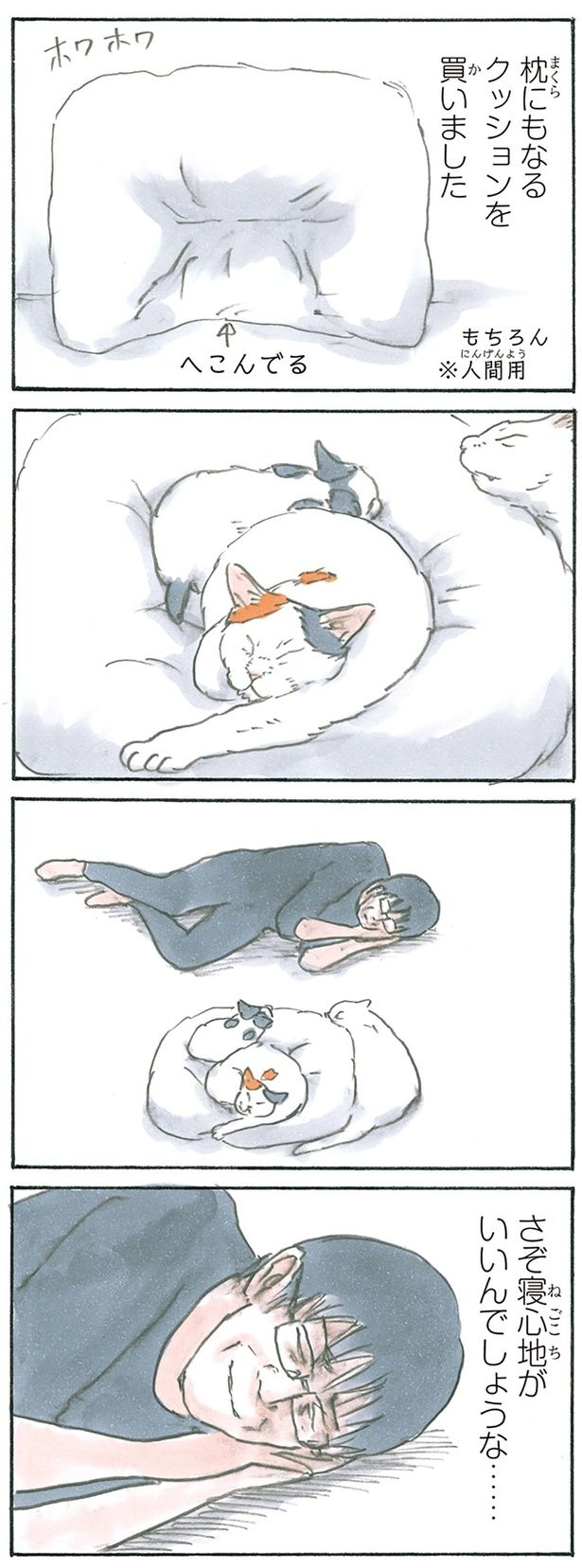 専用ベッドじゃ寝ないのに （C）にごたろ／KADOKAWA