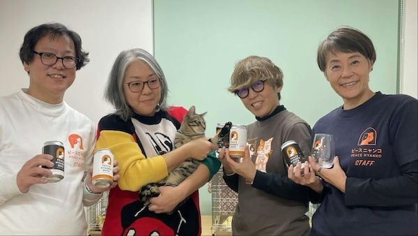 飲んで猫を助ける「ピースニャンコビール」誕生。売上の一部を寄付し、保護猫を支援