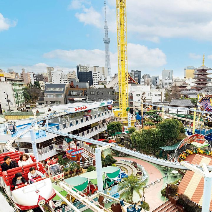 浅草〈浅草花やしき〉ローラーコースター