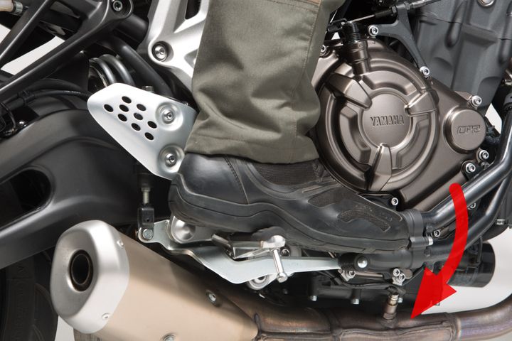 バイクの安定感を高めて横風を受け止める!!