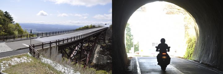 バイクの安定感を高めて横風を受け止める!!