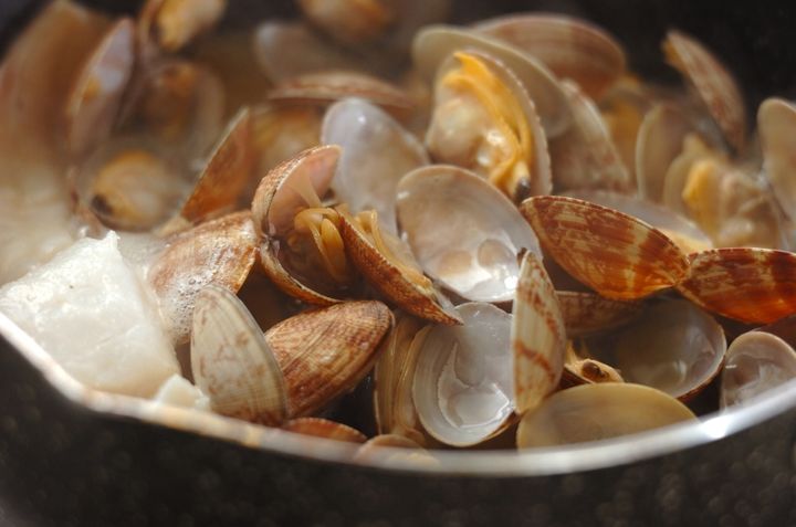 魚介のクリーム茶碗蒸しの作り方1