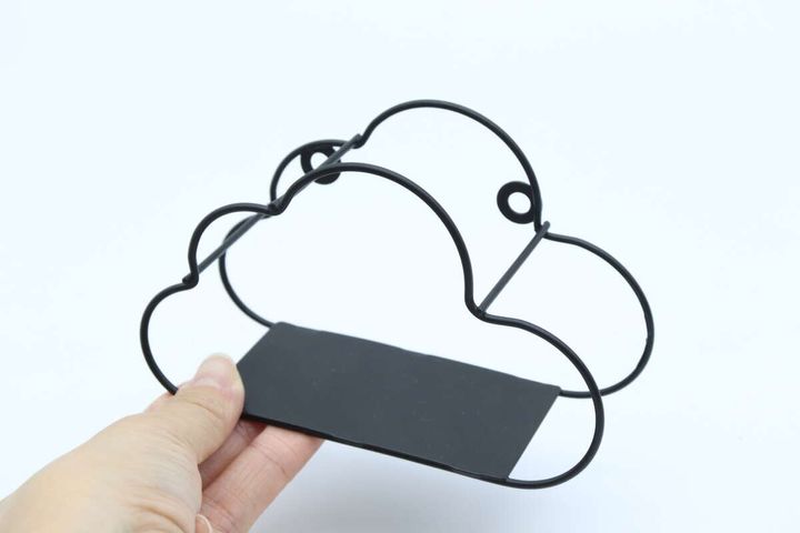 ダイソーのアイアン壁掛けインテリア収納 雲のサイズ