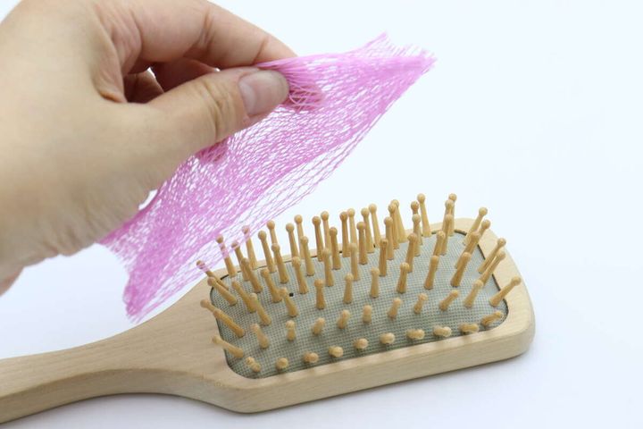 ブラシケアネット 取り外し後