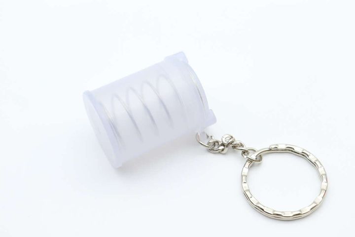 コイン収納キーホルダー（バネ式）