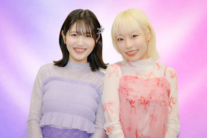 テレビアニメ『名探偵プリキュア！』インタビューより（左から）千賀光莉、本渡楓 クランクイン！ 写真：吉野庫之介 width=