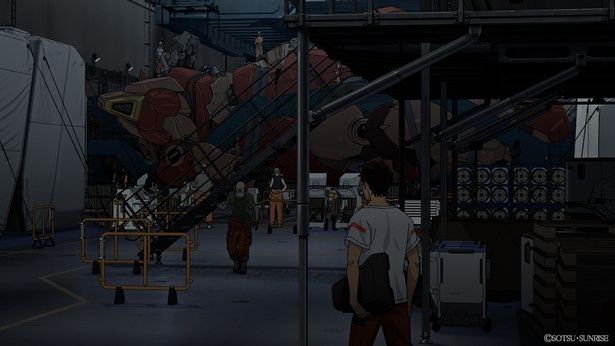 マフティーの主力であるMS、メッサー。ゲリラ戦を得意とする [c]創通・サンライズ