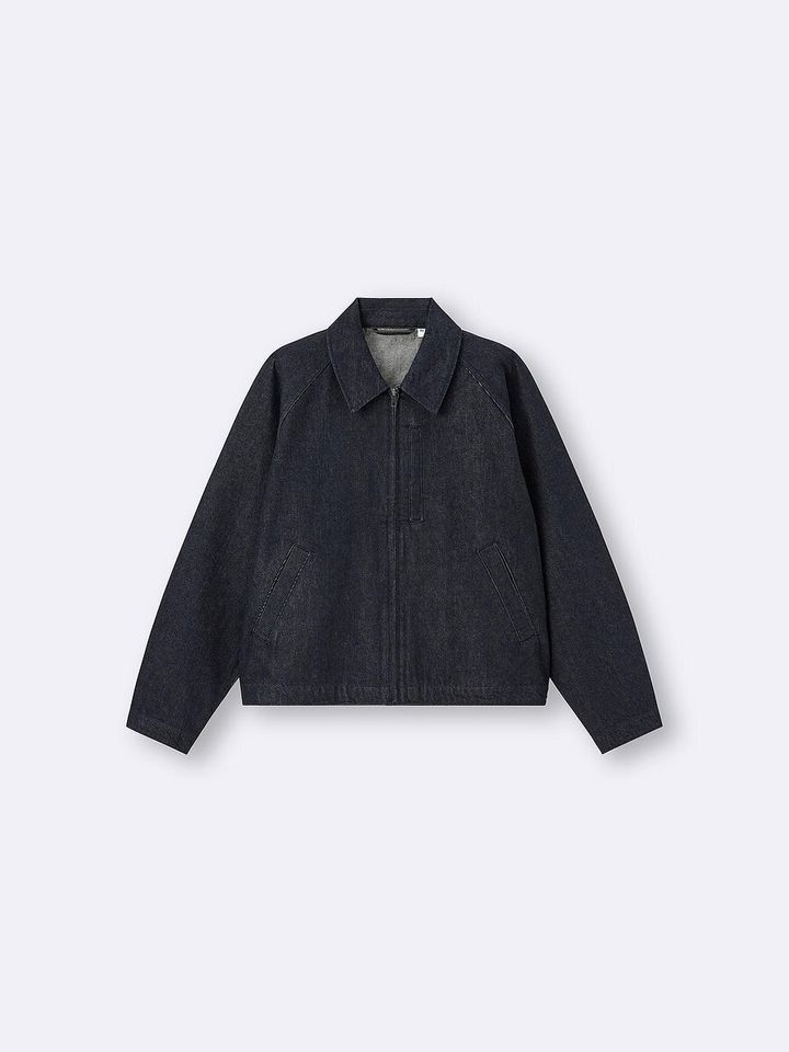 GUのコットンジップアップジャケット