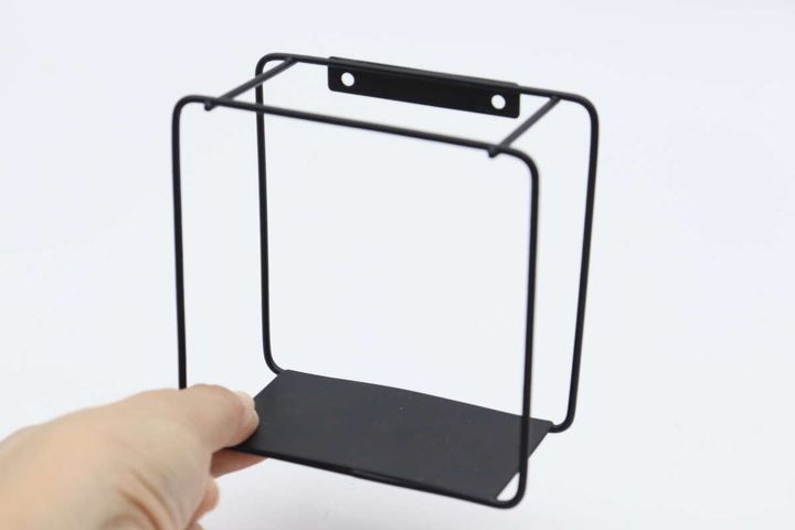 アイアン壁掛けインテリア収納（正方形） デザイン