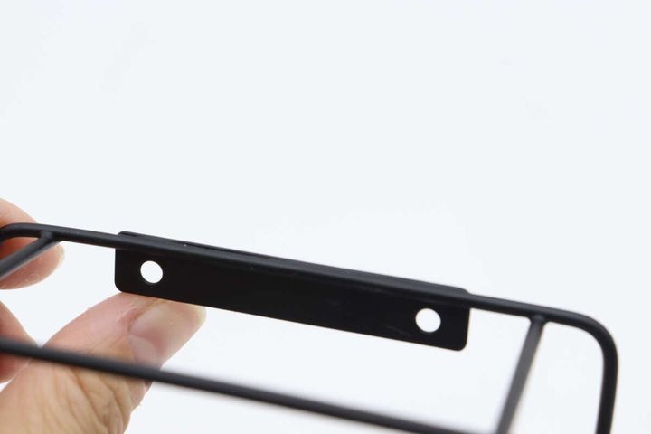 アイアン壁掛けインテリア収納（正方形） 穴