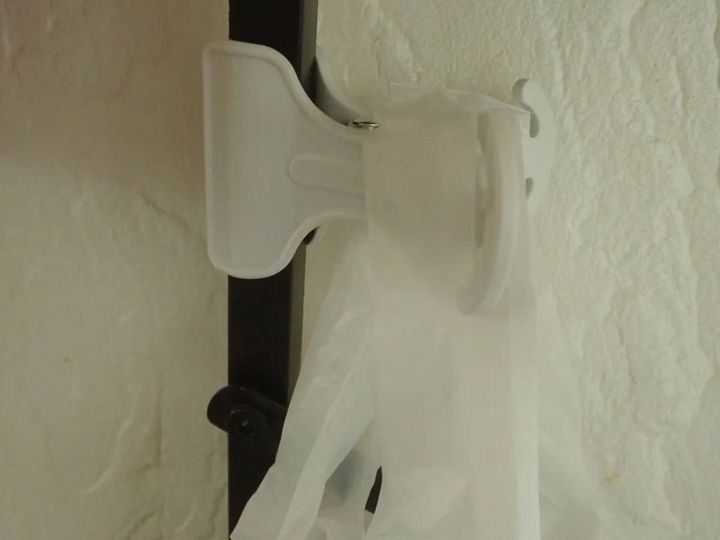 DAISO(ダイソー)：フッククリップ(白)