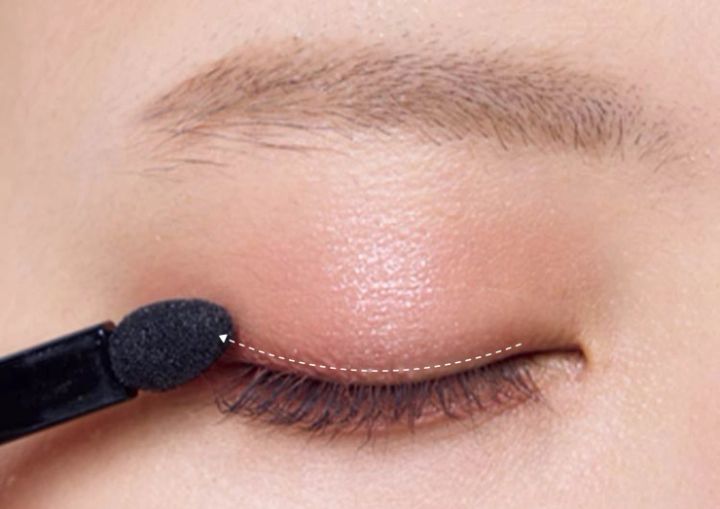 ④のマットなブラウンは、アイラインのベースとしてキワに入れる