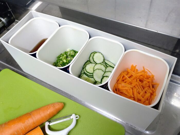 ヨーグルトの空き容器が【無印良品】にシンデレラフィット♡キッチンまわりで大活躍！