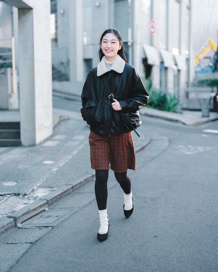 真冬の“チェック”スタイル5選。定番柄をコーデのアクセントにしよう【TOKYO SNAP】