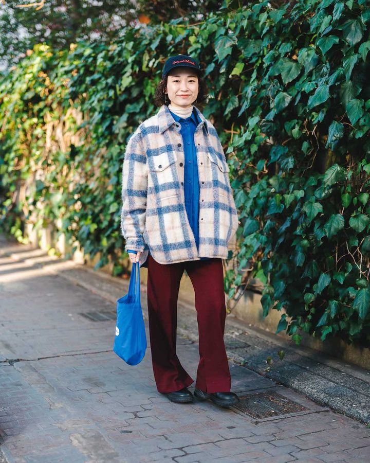 真冬の“チェック”スタイル5選。定番柄をコーデのアクセントにしよう【TOKYO SNAP】