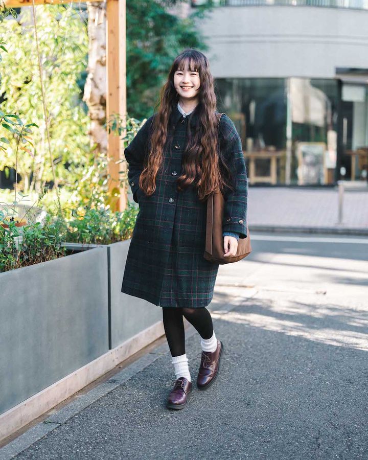 真冬の“チェック”スタイル5選。定番柄をコーデのアクセントにしよう【TOKYO SNAP】