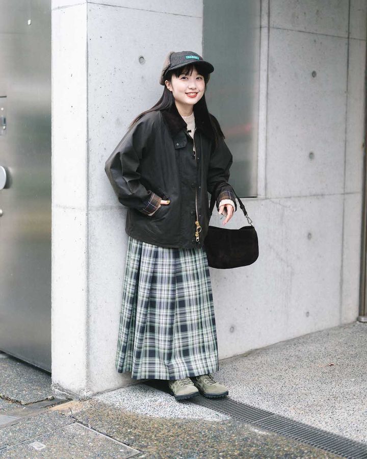 真冬の“チェック”スタイル5選。定番柄をコーデのアクセントにしよう【TOKYO SNAP】