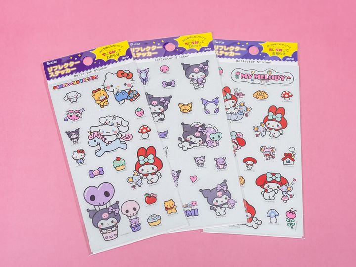 スケーター「サンリオキャラクターズ」リフレクターステッカー