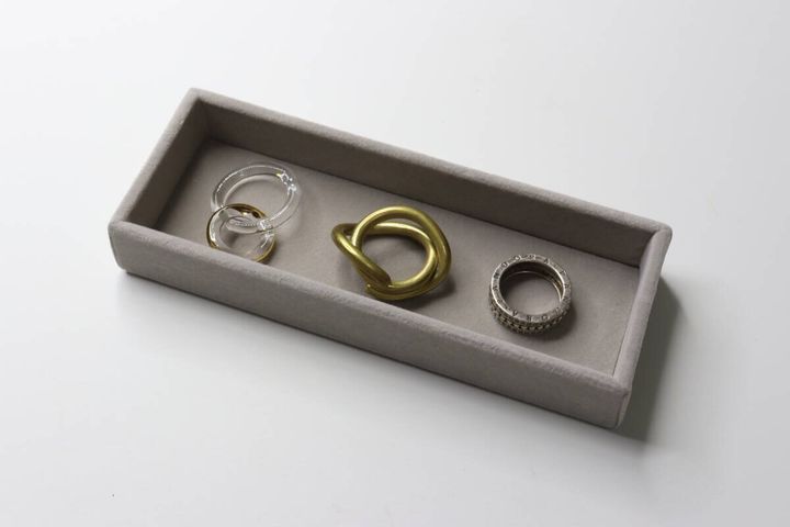 ダイソー アクセサリートレイ フラット