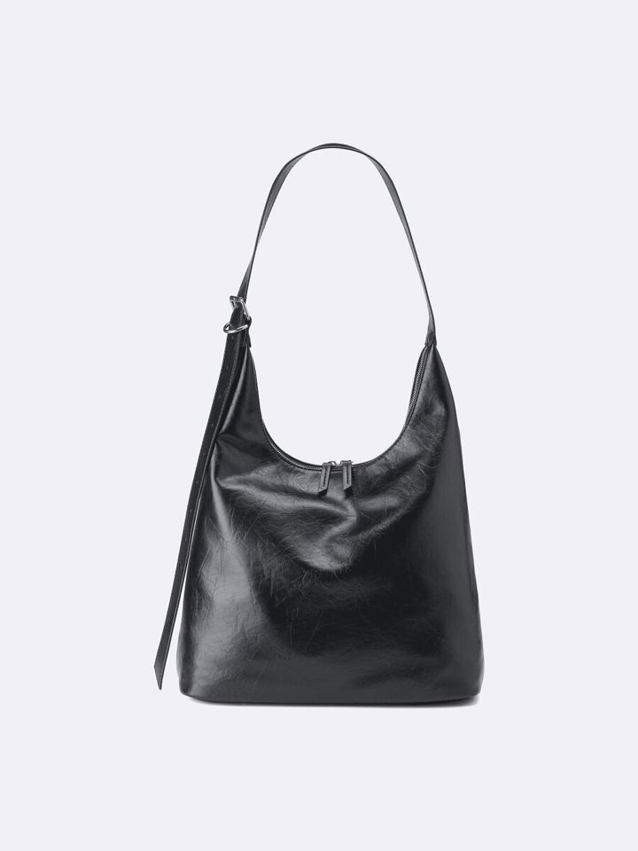 2026gu大人女性おすすめ黒2WAYロングベルトバッグ