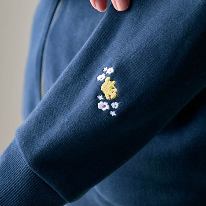 ジップパーカ プーさん デザインアップ