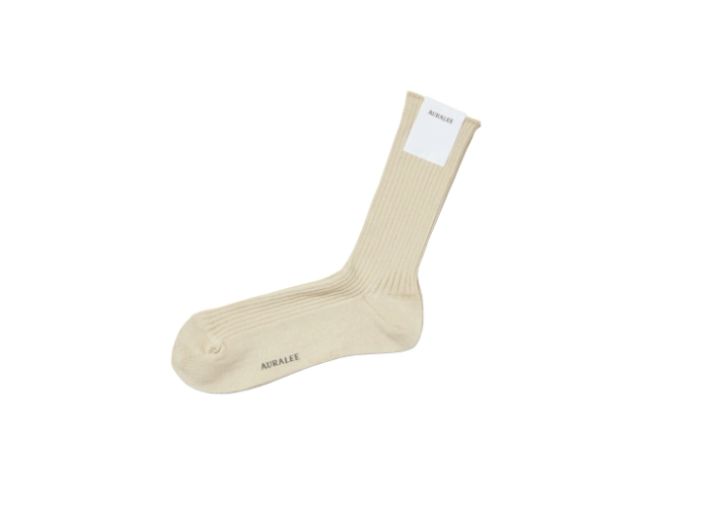AURALEEのGIZA HIGH GAUGE SOCKS