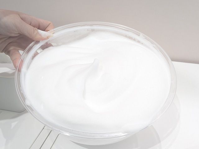 ウオッシングクリームのテクスチャ