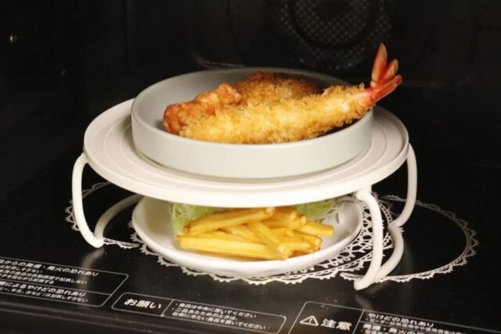 ダイソー 2段レンジトレイ 使用例