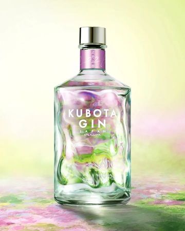朝日酒造のKUBOTA GINから季節限定蒸留シリーズの第2弾「KUBOTA GIN よそふ春」登場