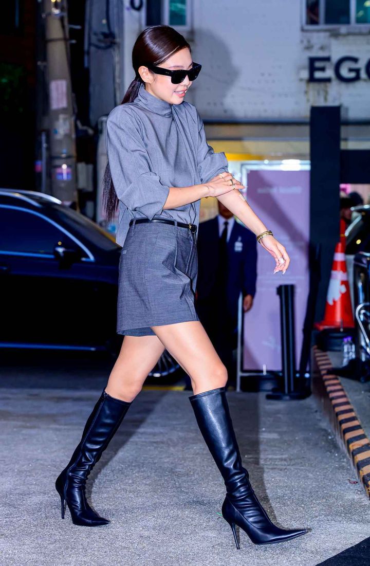 画像: 【BLACKPINK ジェニー】ストレッチブーツ