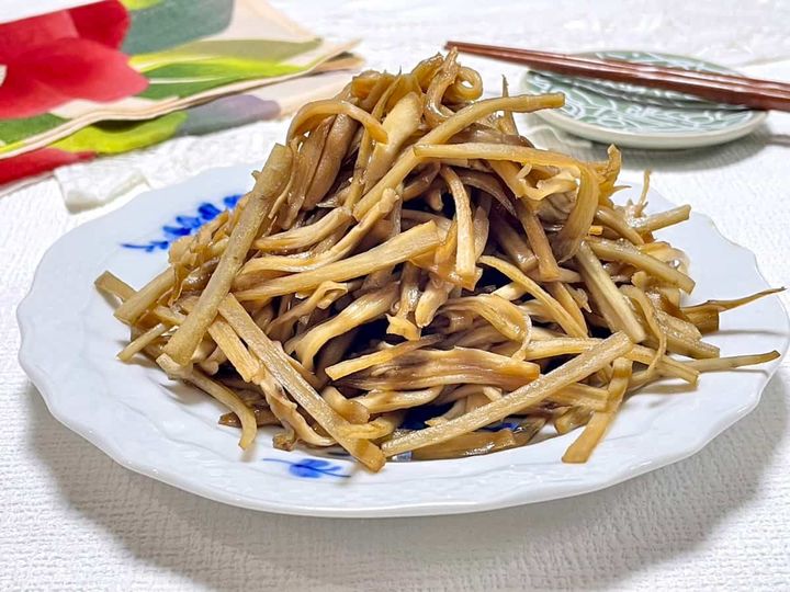 舞茸とごぼうのきんぴら