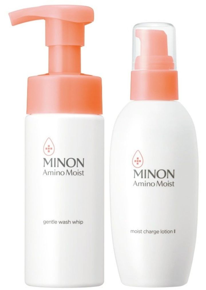 ミノン アミノモイスト モイストチャージ ローション Ⅱ もっとしっとりタイプ 、ミノン アミノモイスト ジェントルウォッシュ ホイップ