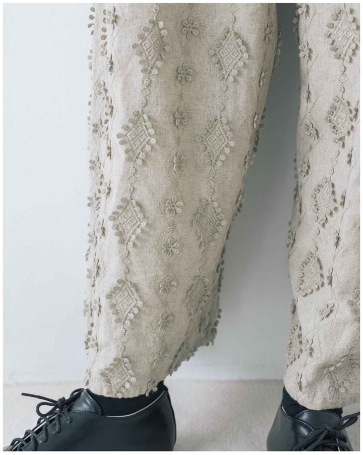 画像1: 【サマンサ モスモス】3D刺しゅうパンツ¥12,650 www.canshop.jp