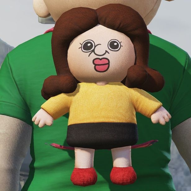 ぬいぐるみ風バックパック(オクジ)