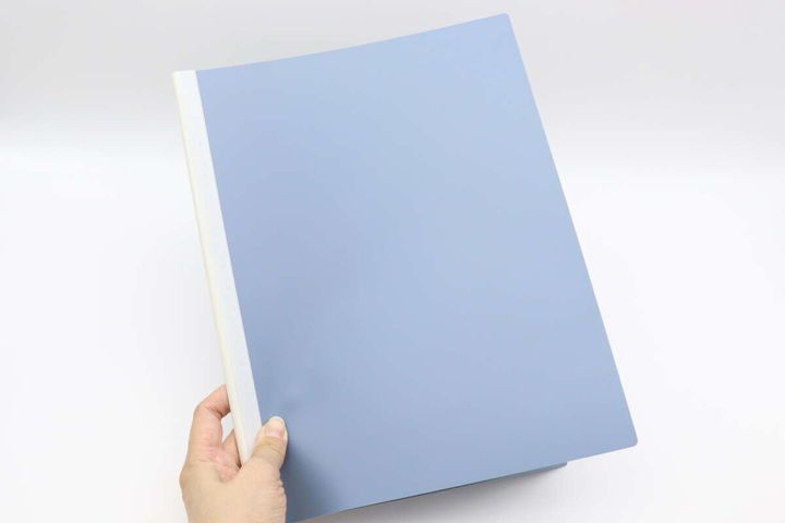 360度折り返せるファイル（A4、BL）