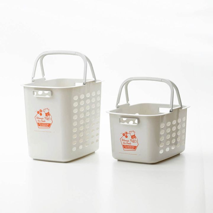 ランドリーバスケット２サイズセット プーさん
