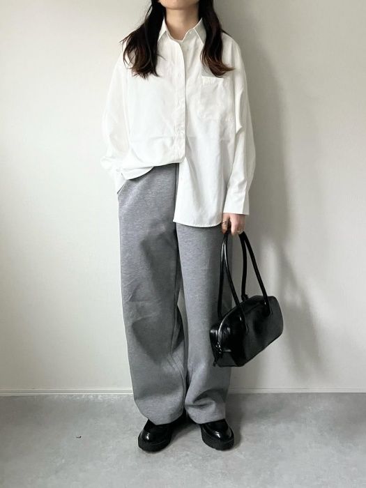 UNIQLO：C「スウェットワイドパンツ」