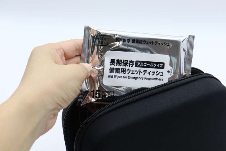 長期保存 備蓄用ウェットティッシュ コンパクト