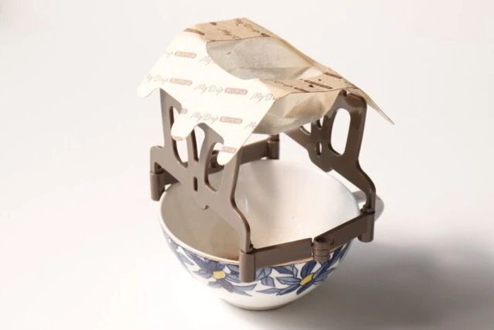 ダイソー ドリップバッグスタンド 使用例 カップ