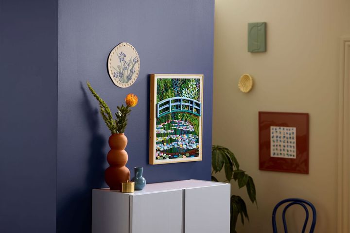 レゴ(R)アート Claude Monet ＜睡蓮の池に架かる橋＞ 壁掛けイメージ