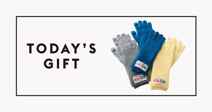 〈I Hate Monday〉の手袋