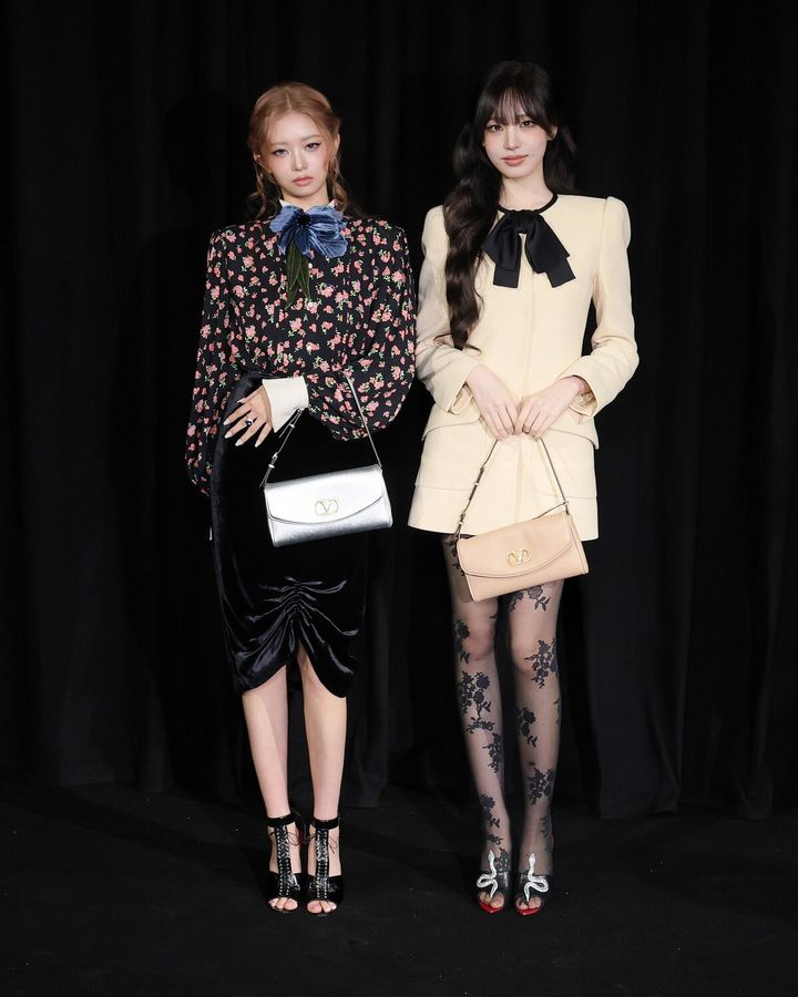 IVE レイ＆リズ、エレガントなスタイルが美しすぎる ヴァレンティノ新ブランドアンバサダー就任